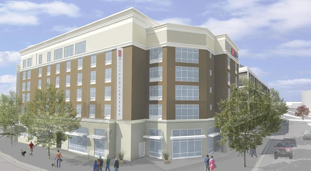 Hilton Garden Inn Asheville Downtown Bagian luar foto